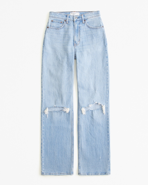 Relaxed Frayed Edge Patchwork Jeans