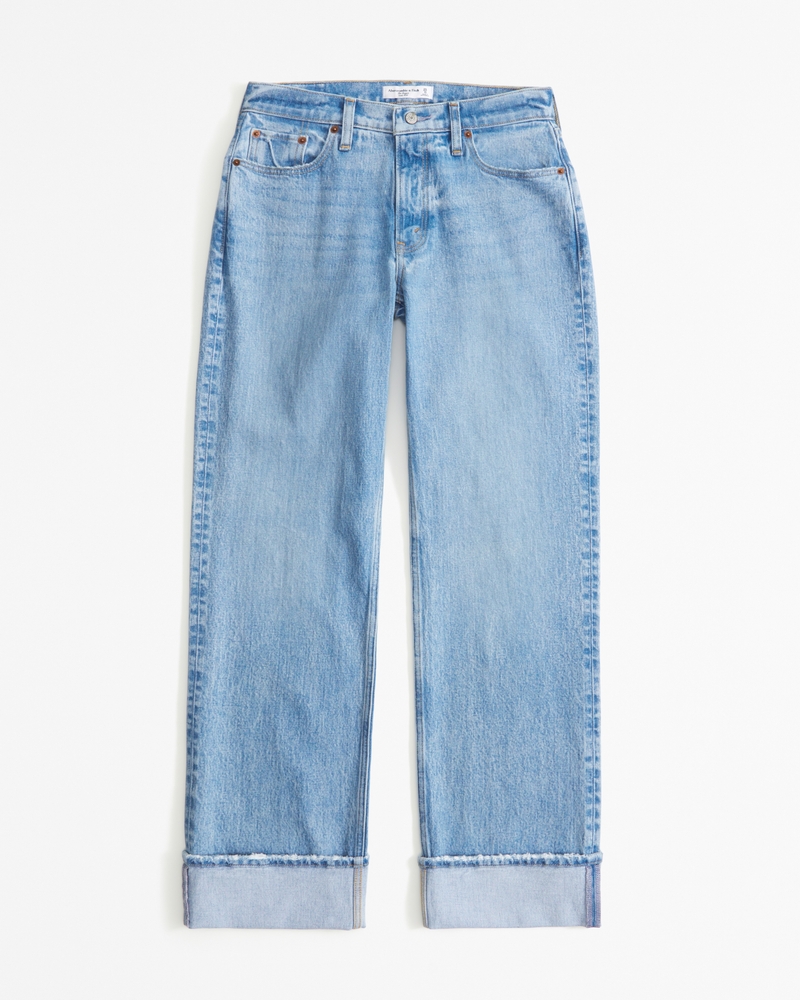 Women's Low Rise Baggy Jean Women's Clearance
