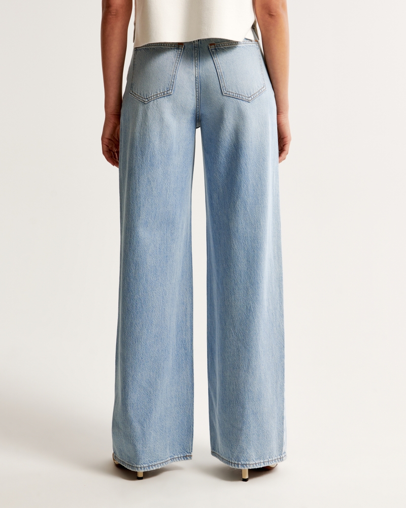 Women's High Rise Wide Leg Jean Women's Clearance