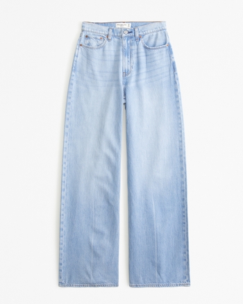 Women's High Rise Wide Leg Jean | Women's Sale | Abercrombie.com