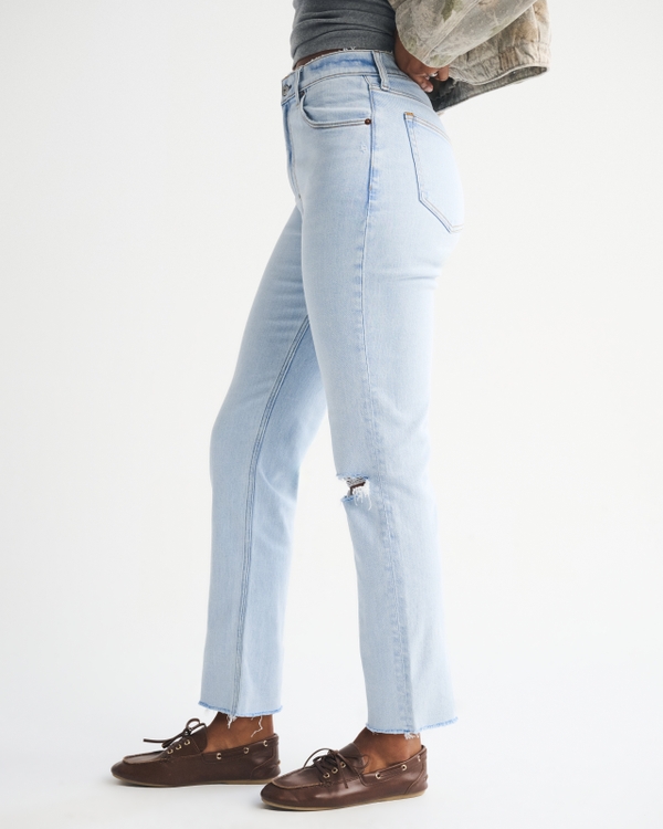 Curve Love Ultra High Rise Ankle Straight Jean