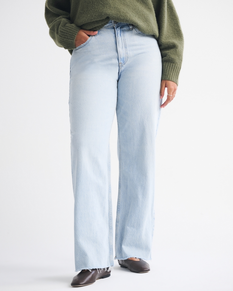 Women's Curve Love High Rise Loose Jean | Women's Clearance