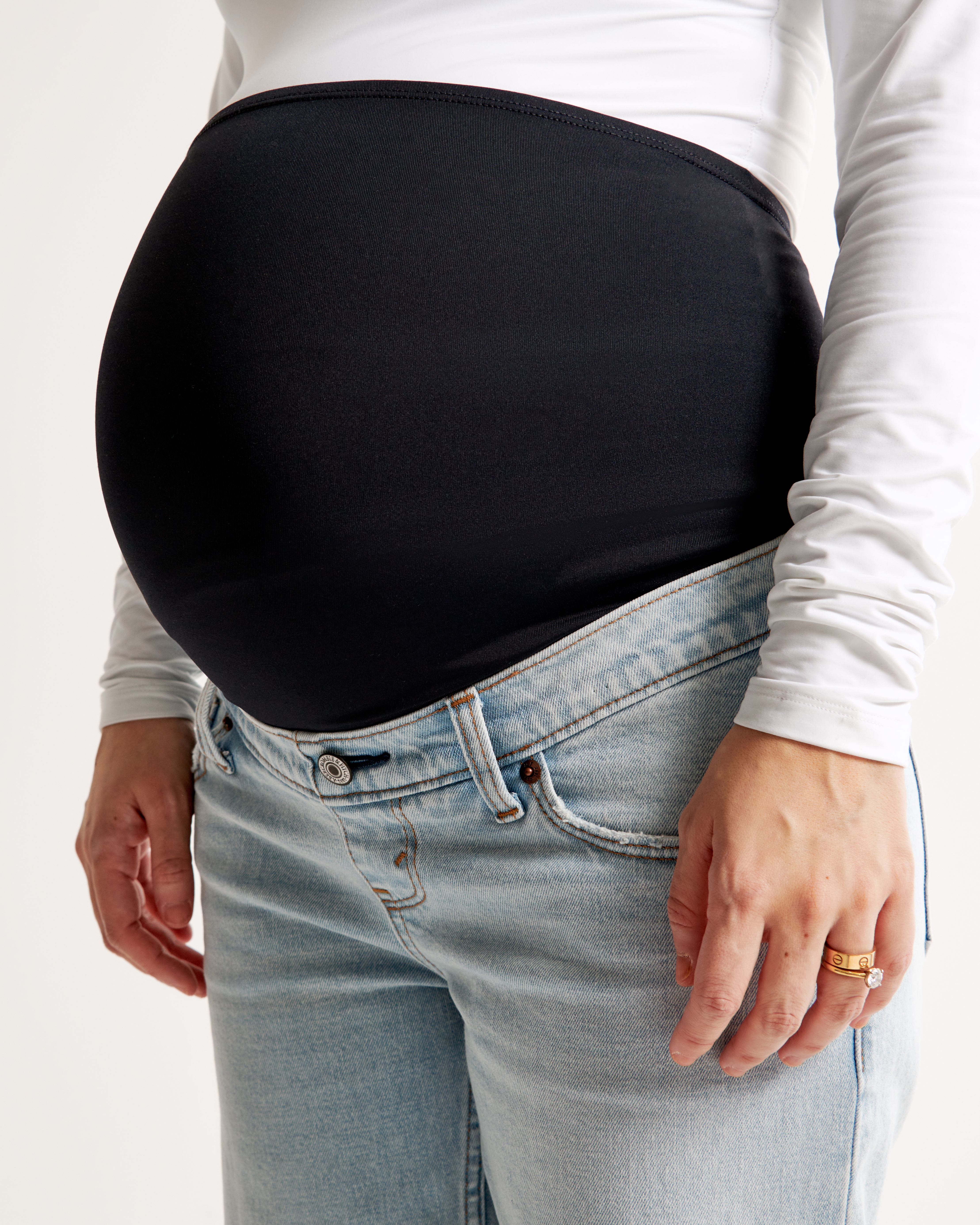 Женские джинсы Abercrombie & Fitch Maternity 90s Straight Jean — фото 3