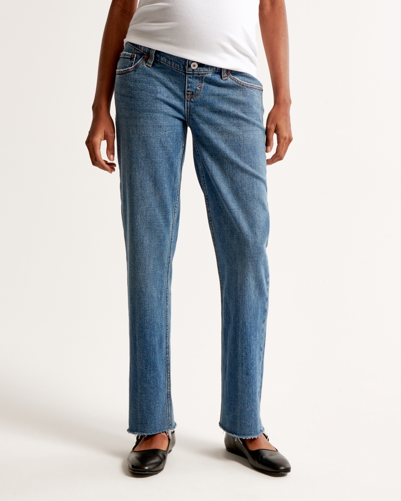 Maternity 90s Straight Jean