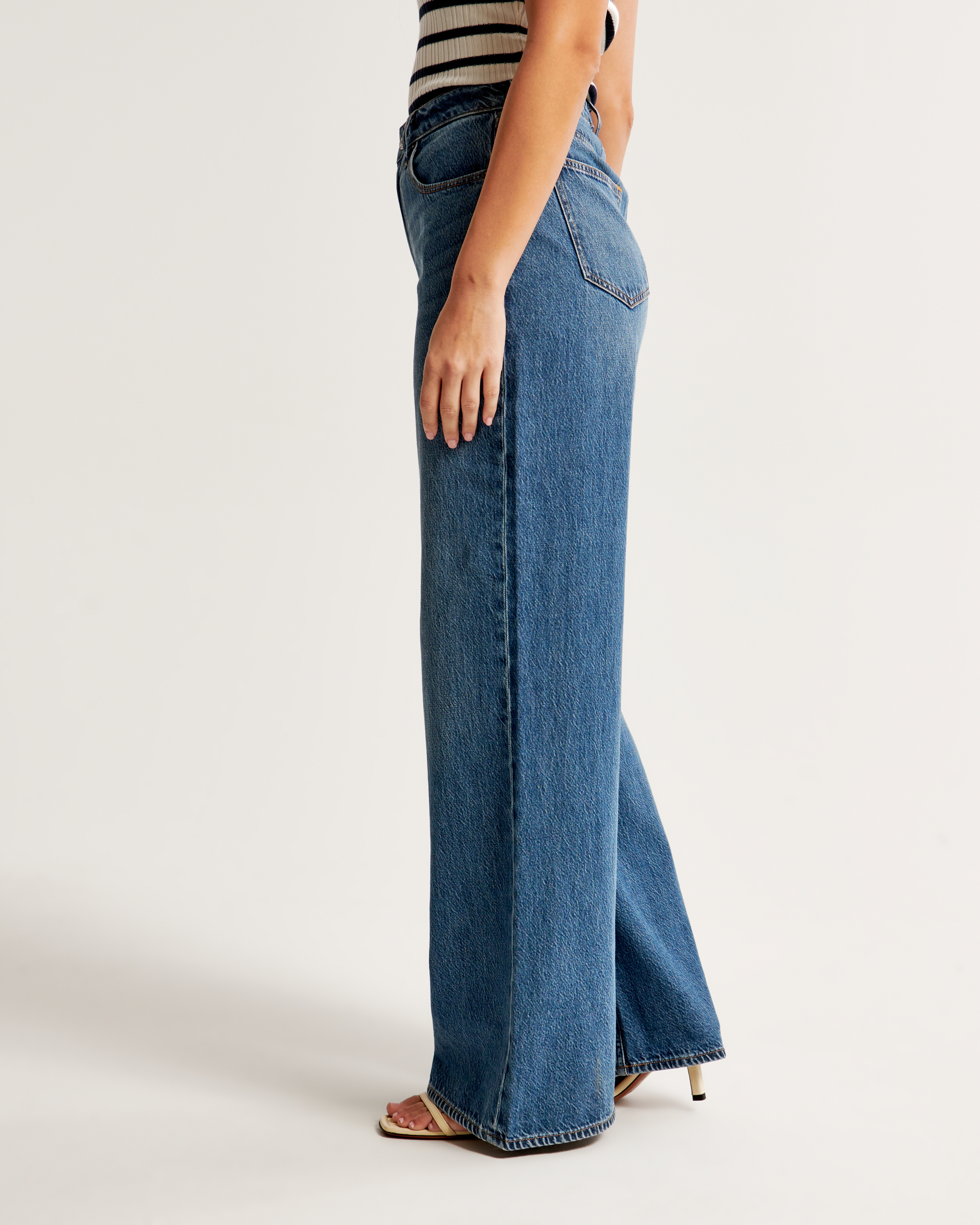 Curve Love High Rise Wide Leg Jean