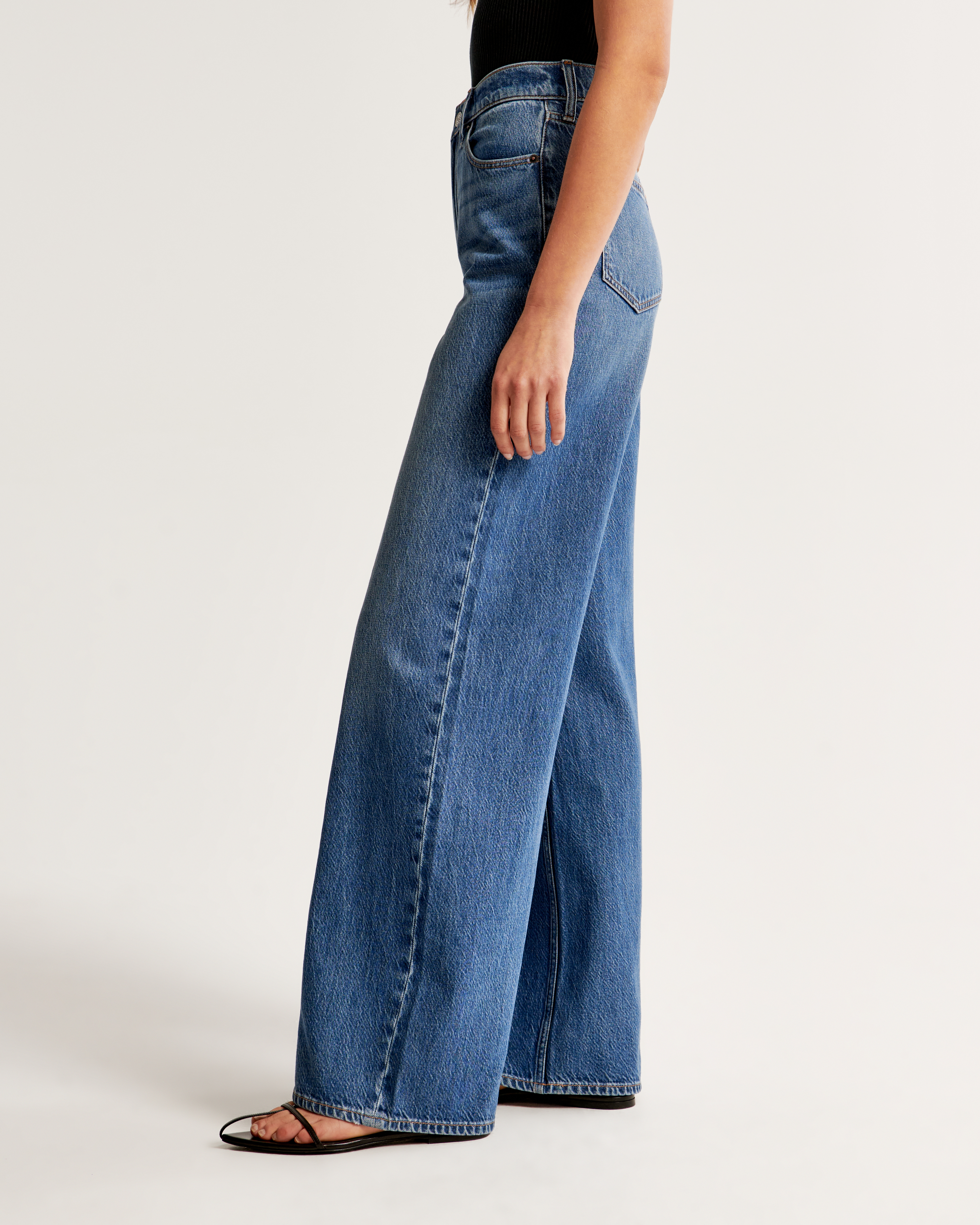 Abercrombie wide shop leg jeans