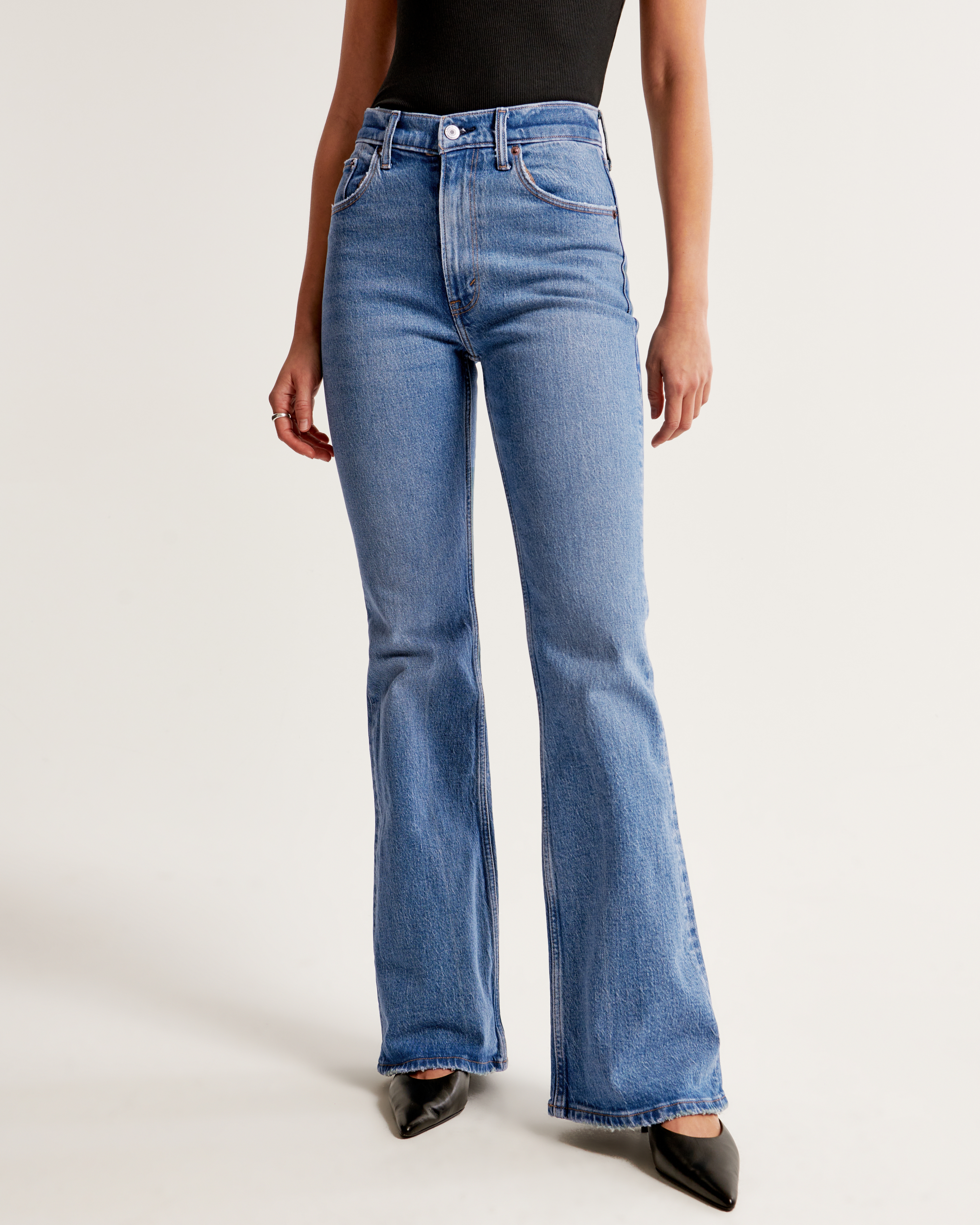 Women's High Rise Vintage Flare Jean | Women's Bottoms 