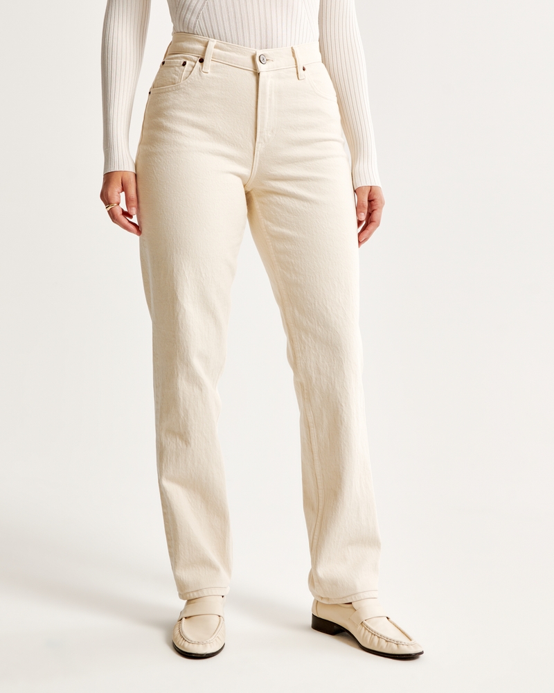 Curve Love Mid Rise 90s Straight Jean