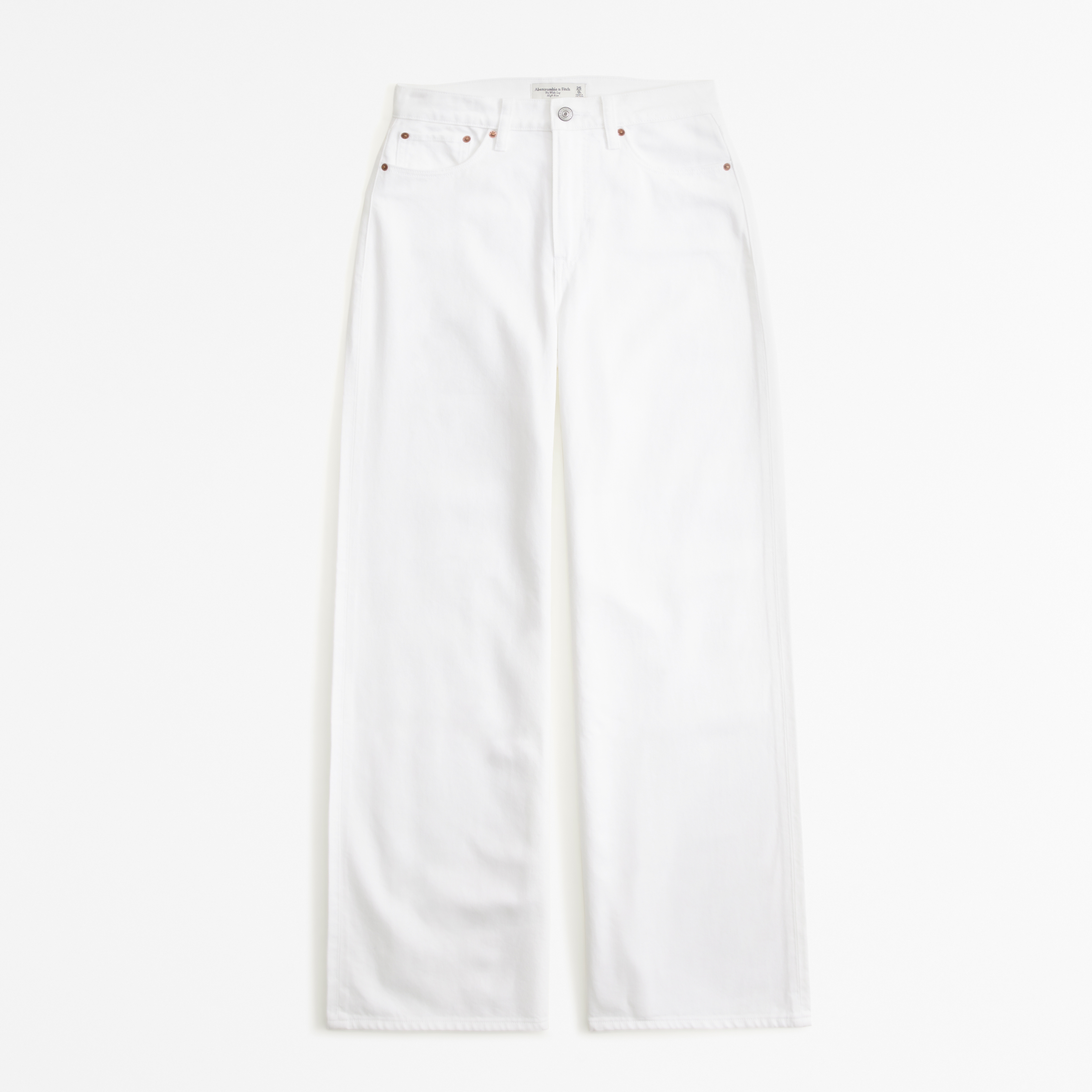 【関税込み】HOPE ホワイト Rise ジーンズ TRF バギー NFL ミッドライズジーンズ - ネイビーブルー | ZARA