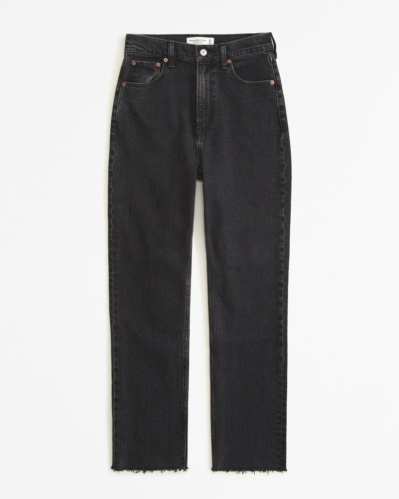 Ultra High Rise Ankle Straight Jean