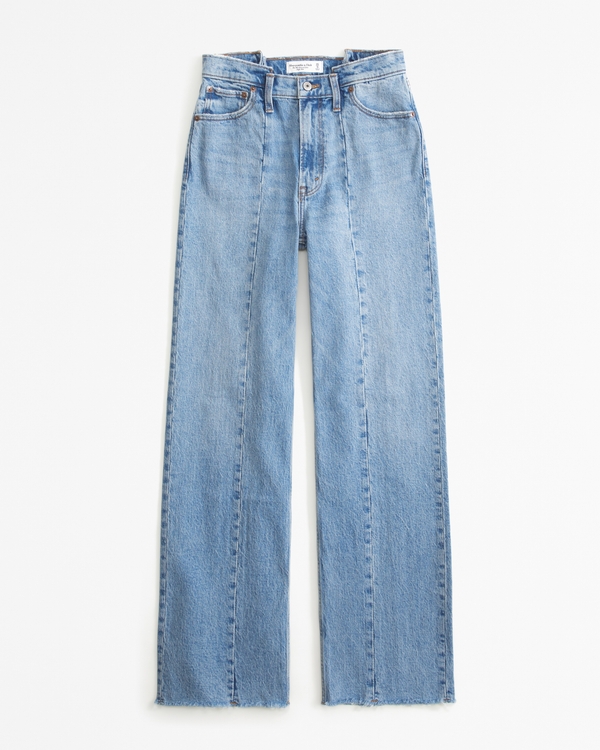 High Rise 90s Relaxed Jean, Medium Vertical Splice