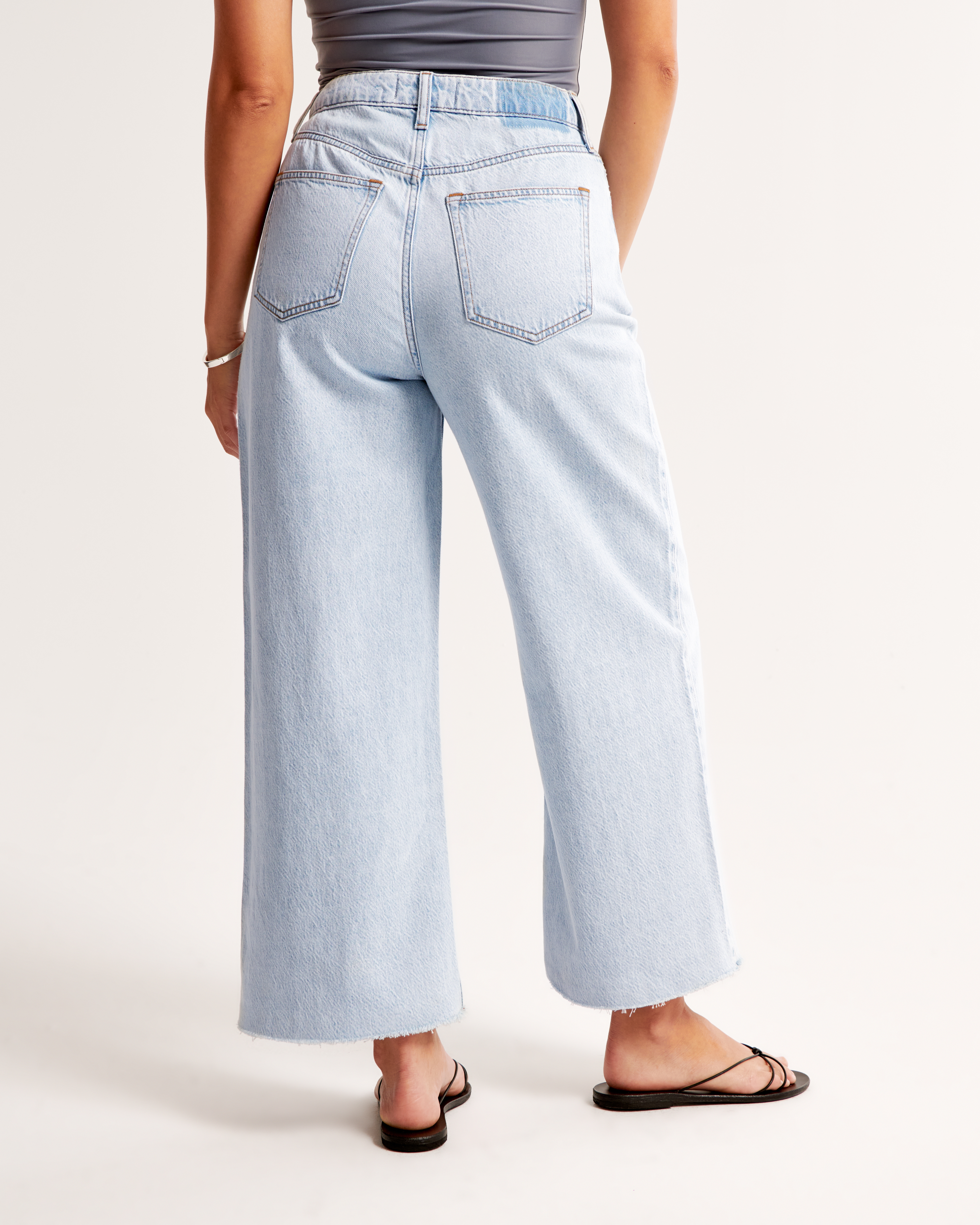 Women's Curve Love High Rise Cropped Wide Leg Jean | Women's