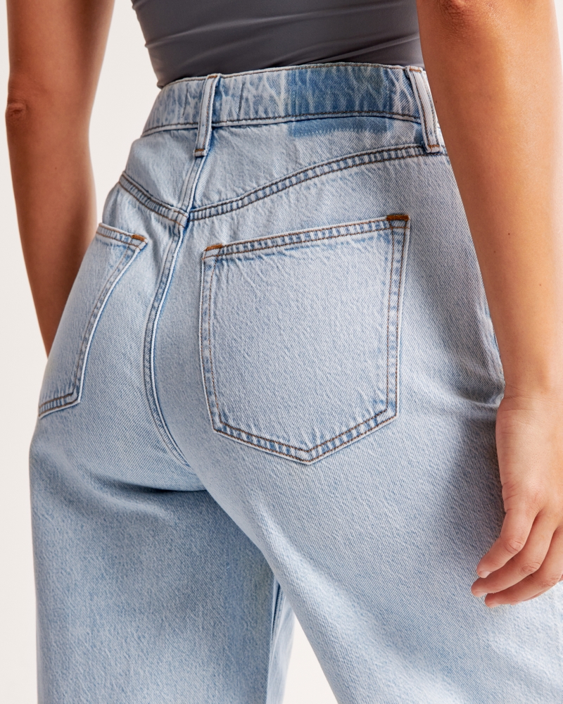 Femme Jean pantacourt ultra large taille haute Curve Love Femme