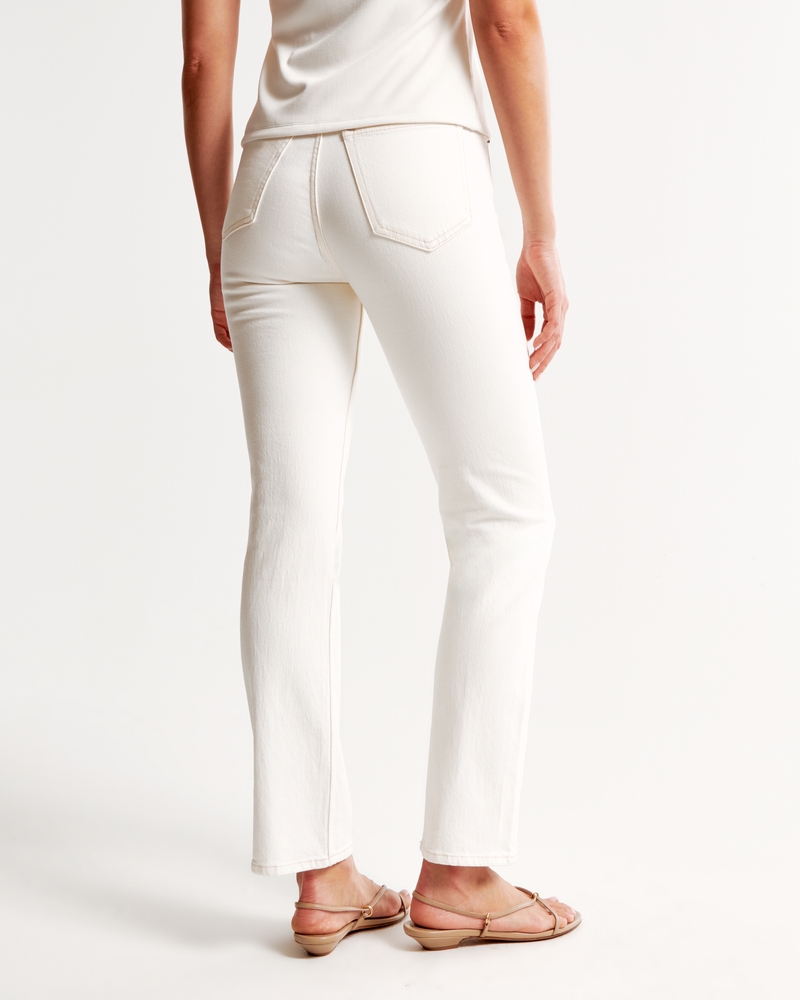 Ultra High Rise Ankle Straight Jean