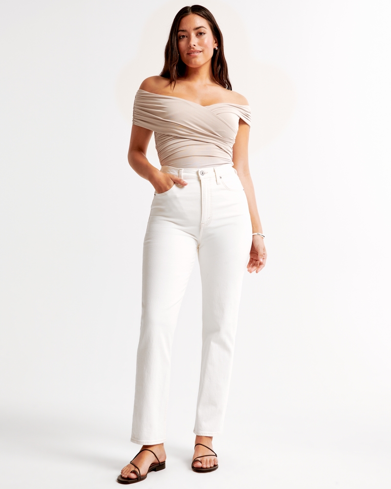 Curve Love Ultra High Rise Ankle Straight Jean