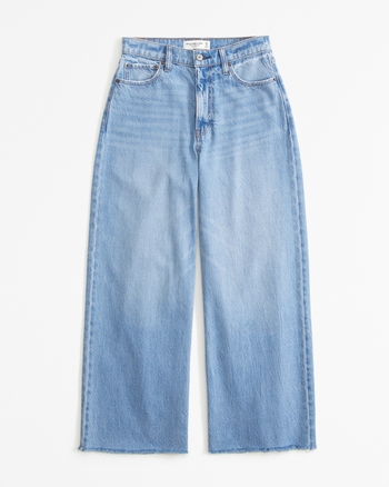 Jean wide leg capris new arrivals