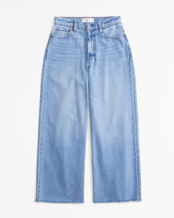 Curve Love High Rise Cropped Wide Leg Jean