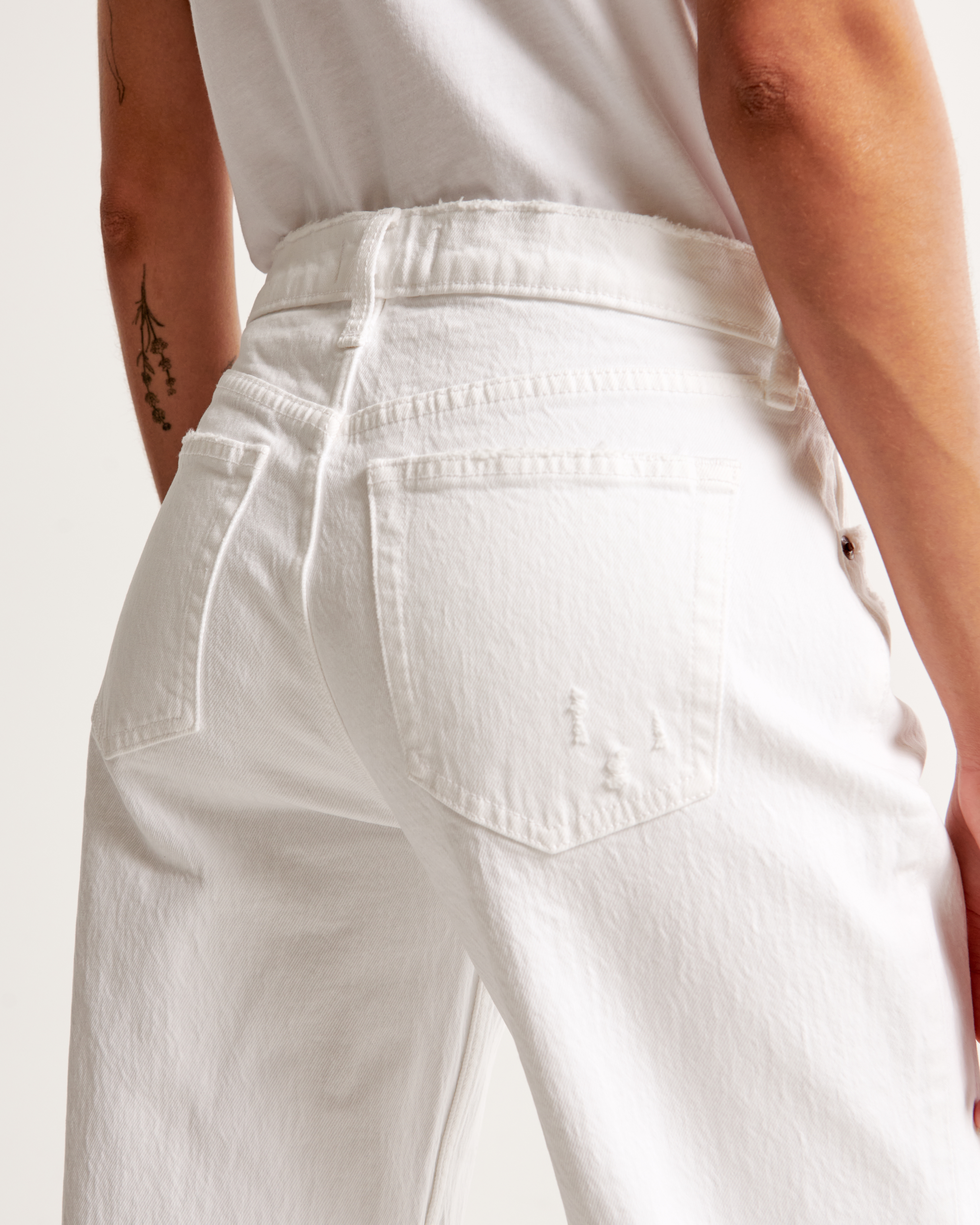 Femme Jean baggy taille basse Femme Reductions Abercrombie