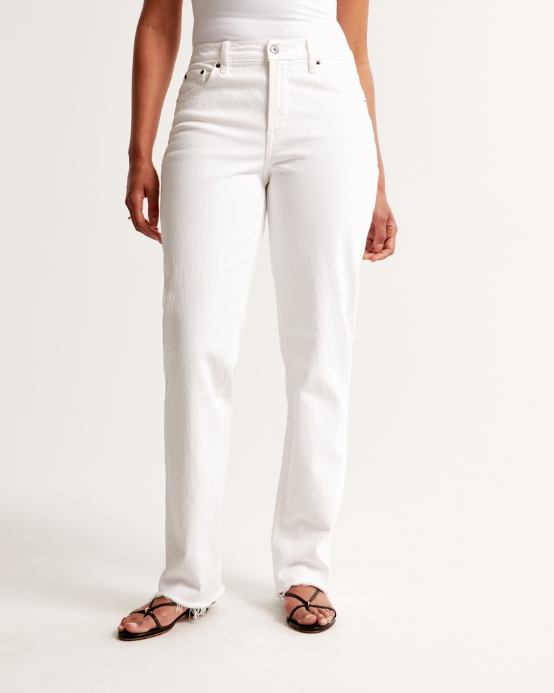 Curve Love Mid Rise 90s Straight Jean
