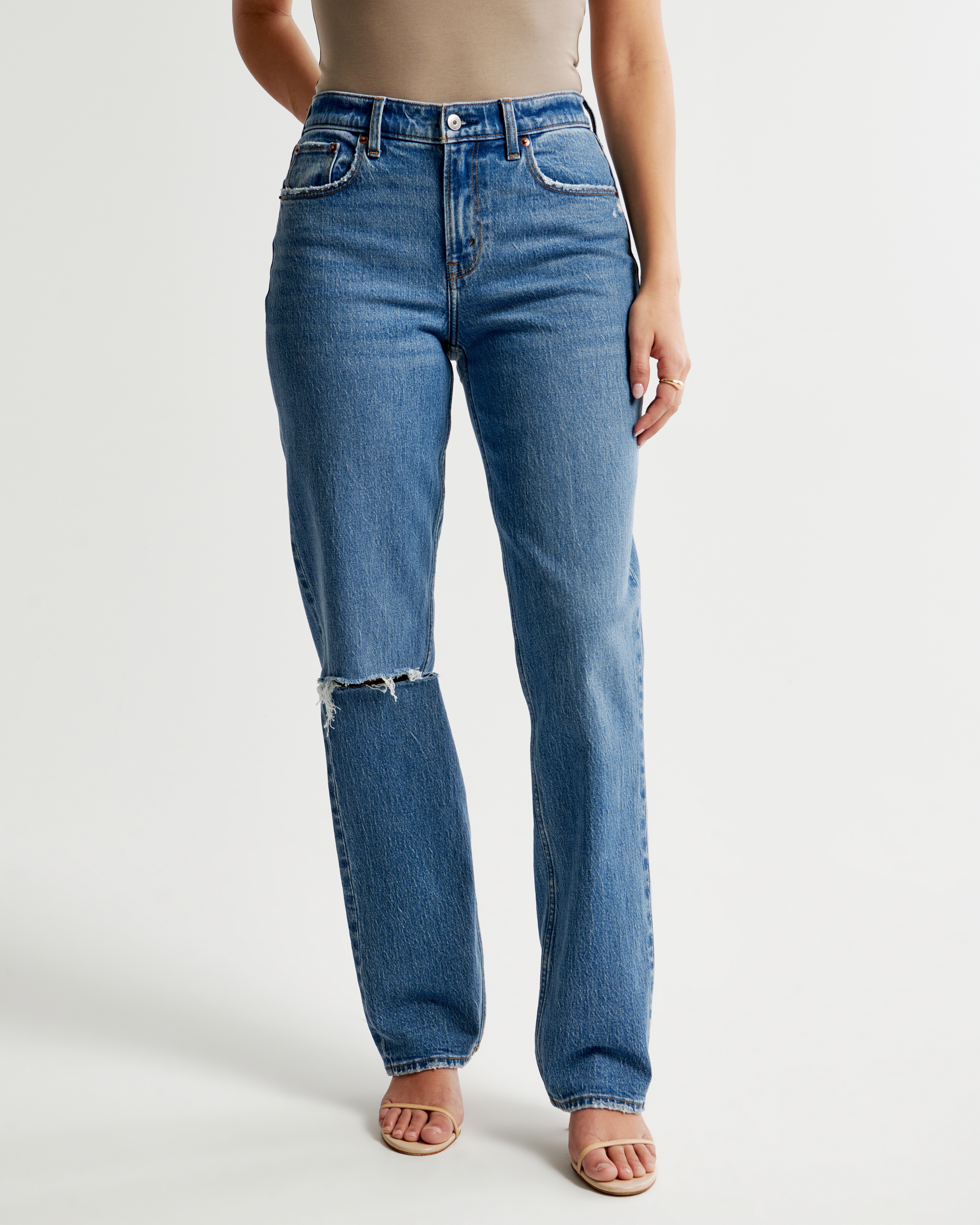 Abercrombie factory jeans curve love