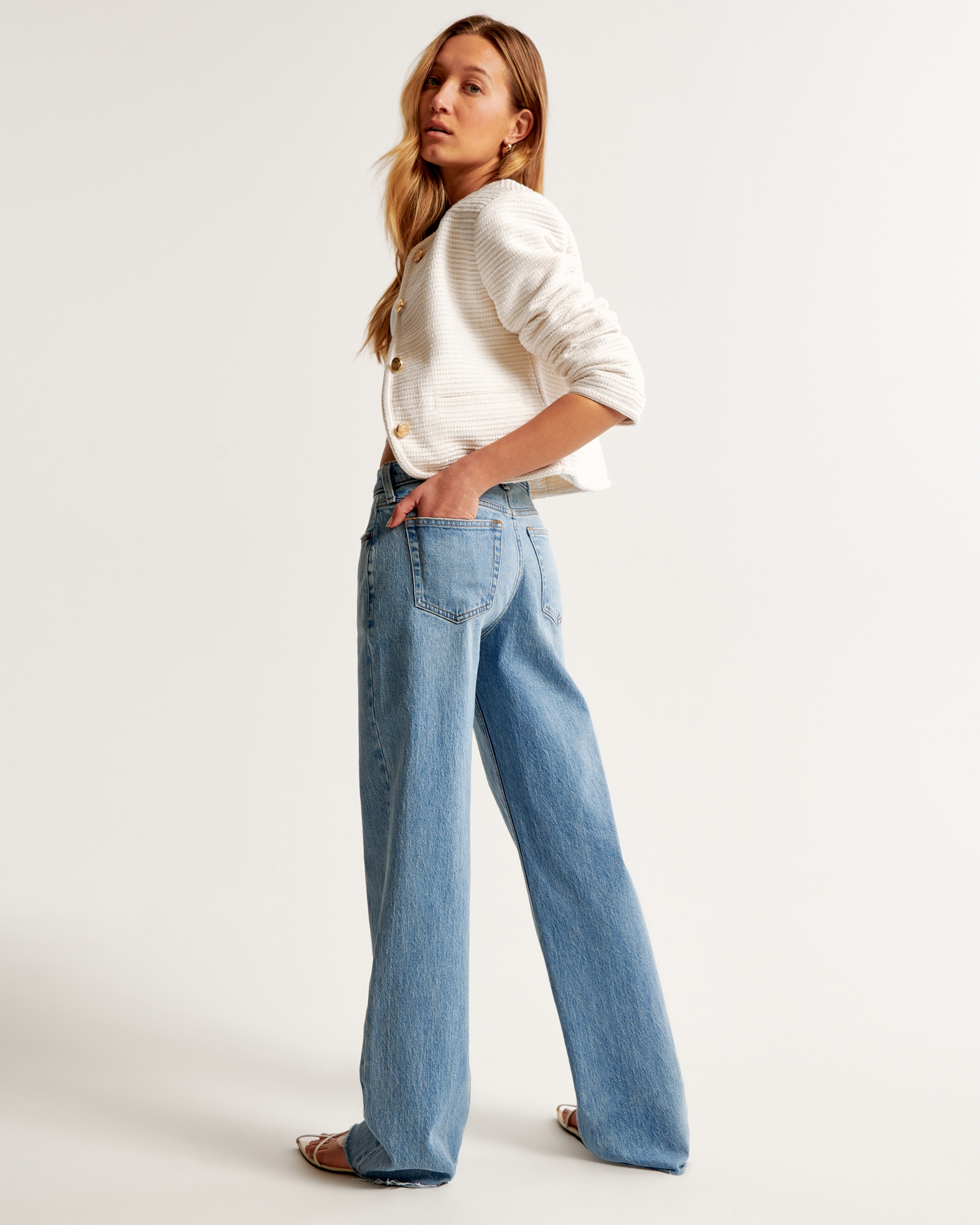 Women's Low Rise Baggy Jean | Women's Bottoms | Abercrombie.com