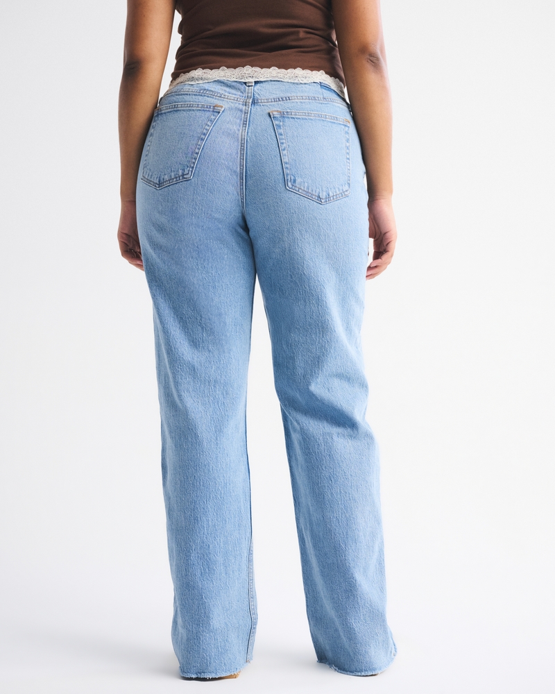 Women's Curve Love Low Rise Baggy Jean Women's Bottoms