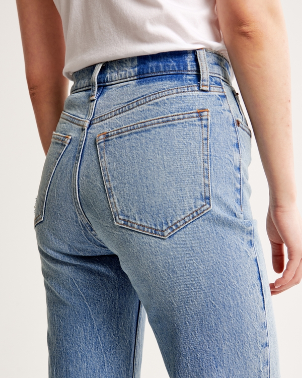 9/23終了しました 【高品質】 Abercrombie & Fitch XL Women's High Rise 90s Relaxed Jean | Women's Clearance