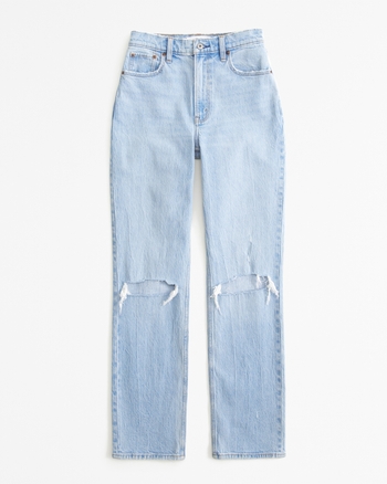 Curve Love Ultra High Rise 90s Straight Jean from Abercrombie & Fitch - $26.97
