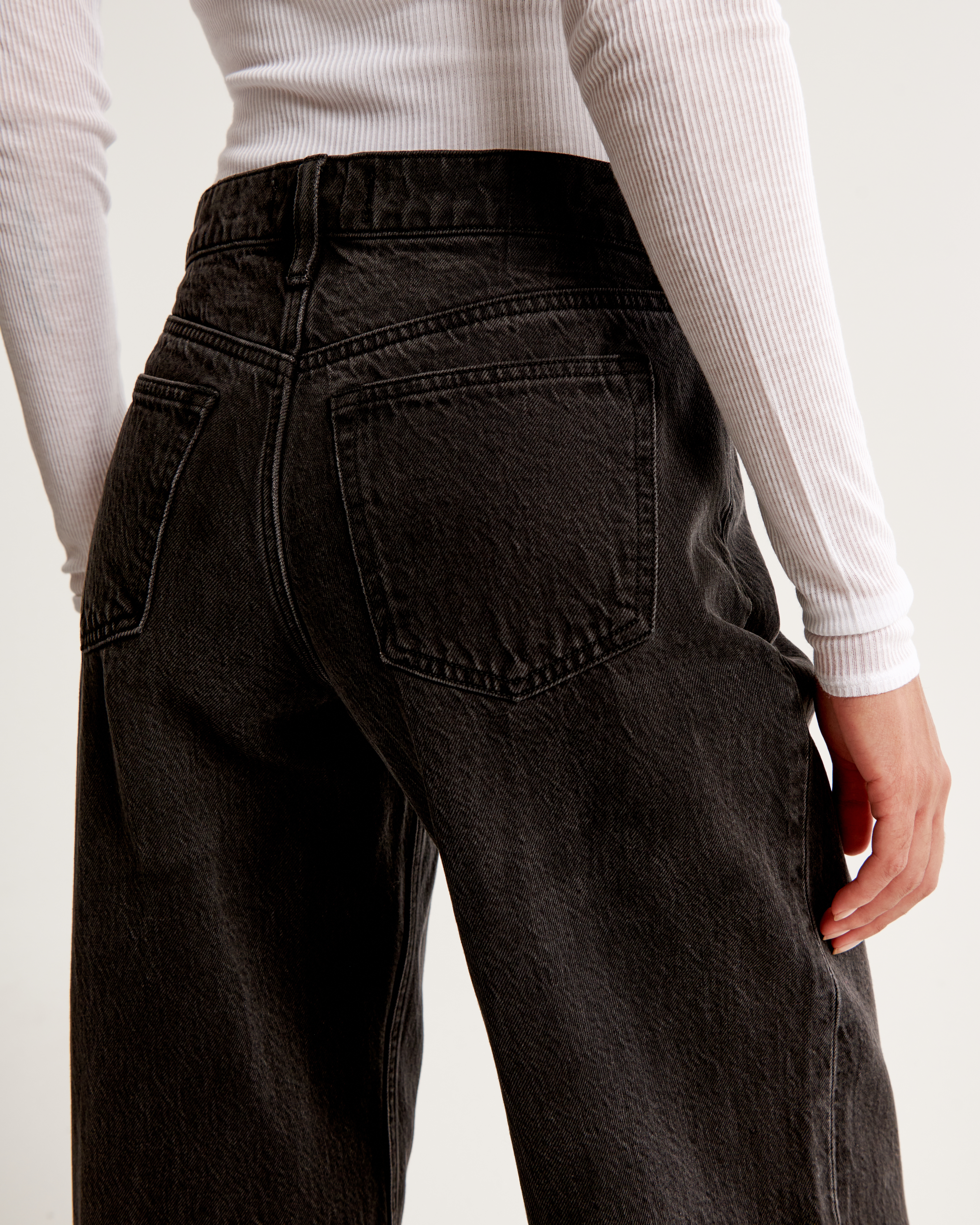 Abercrombie and fitch low sales rise jeans