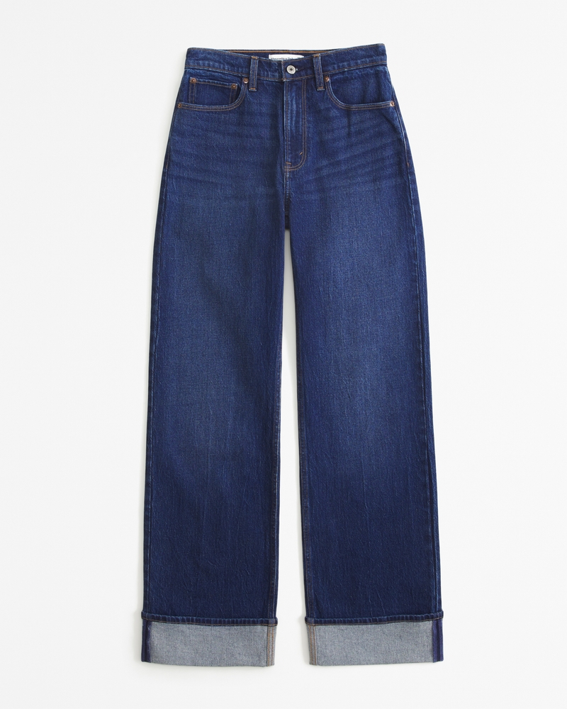★★ ★★ Women's High Rise Relaxed Fit Visual Wa High Rise Relaxed Straight Leg Jeans | Jeans | Tommy Hilfiger