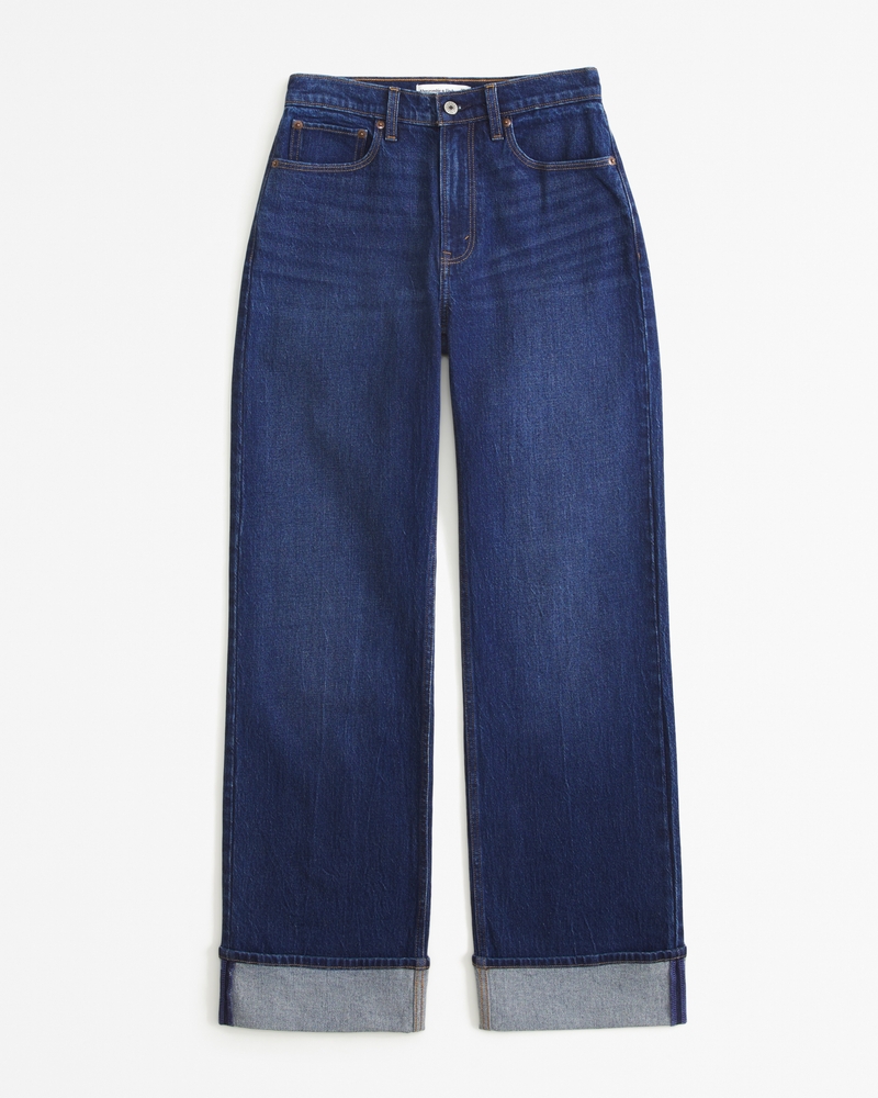 Abercrombie dark wash jeans store