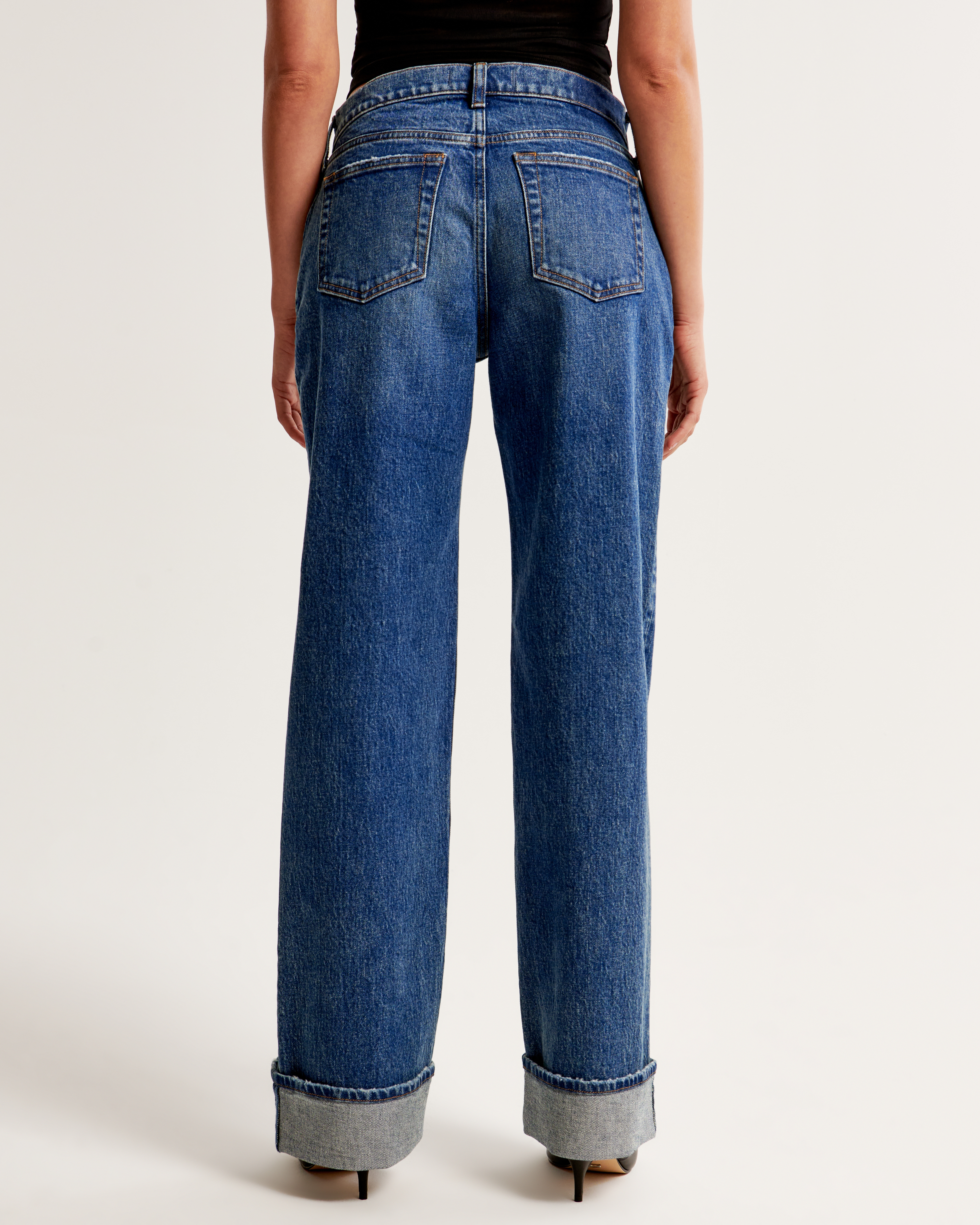 Abercrombie low best sale rise jeans