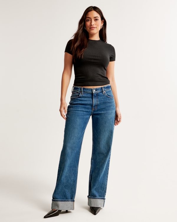 Women's Baggy Jeans Abercrombie & Fitch