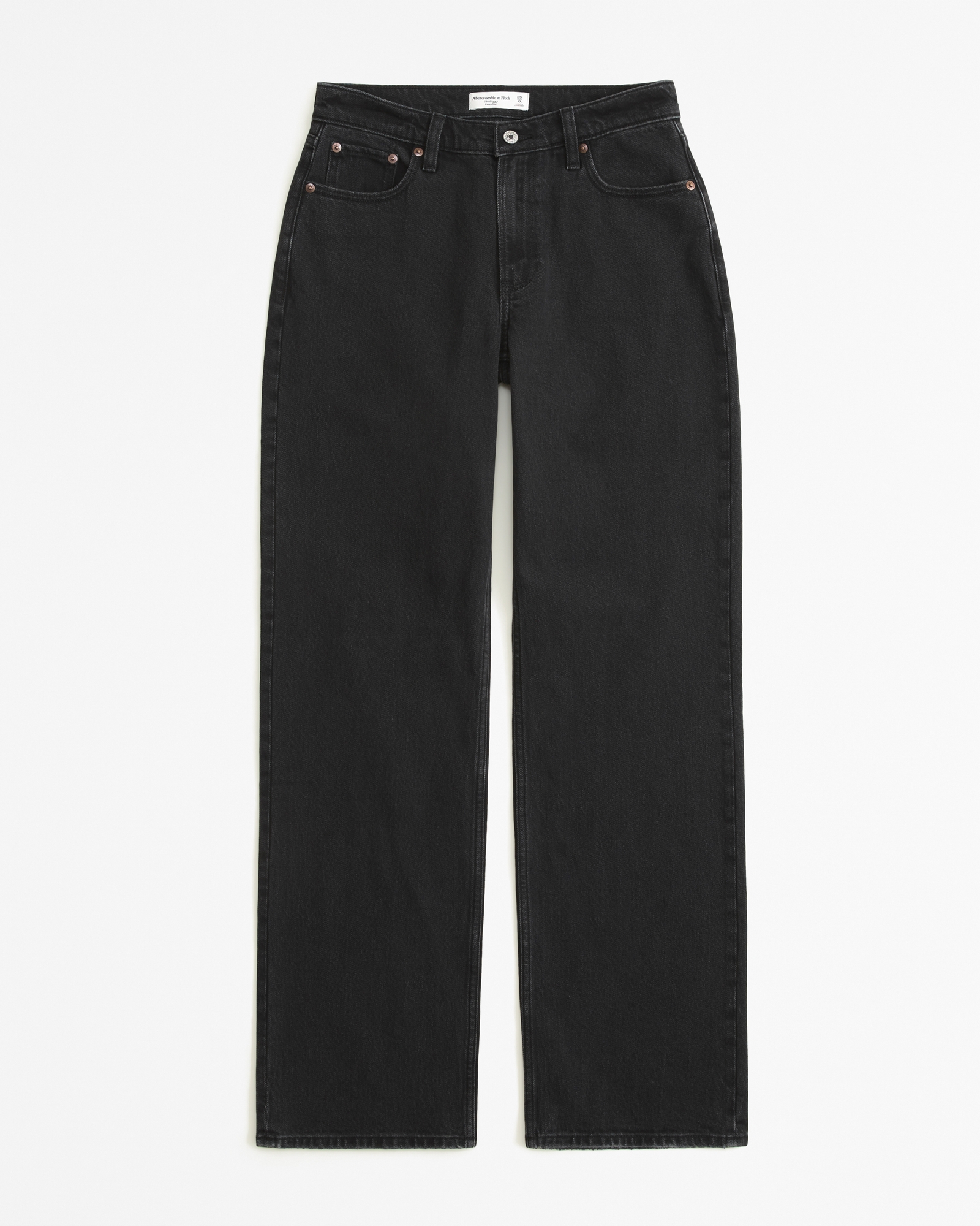 Baggy Low Rise Asymmetric Waistbboyfriend Jean