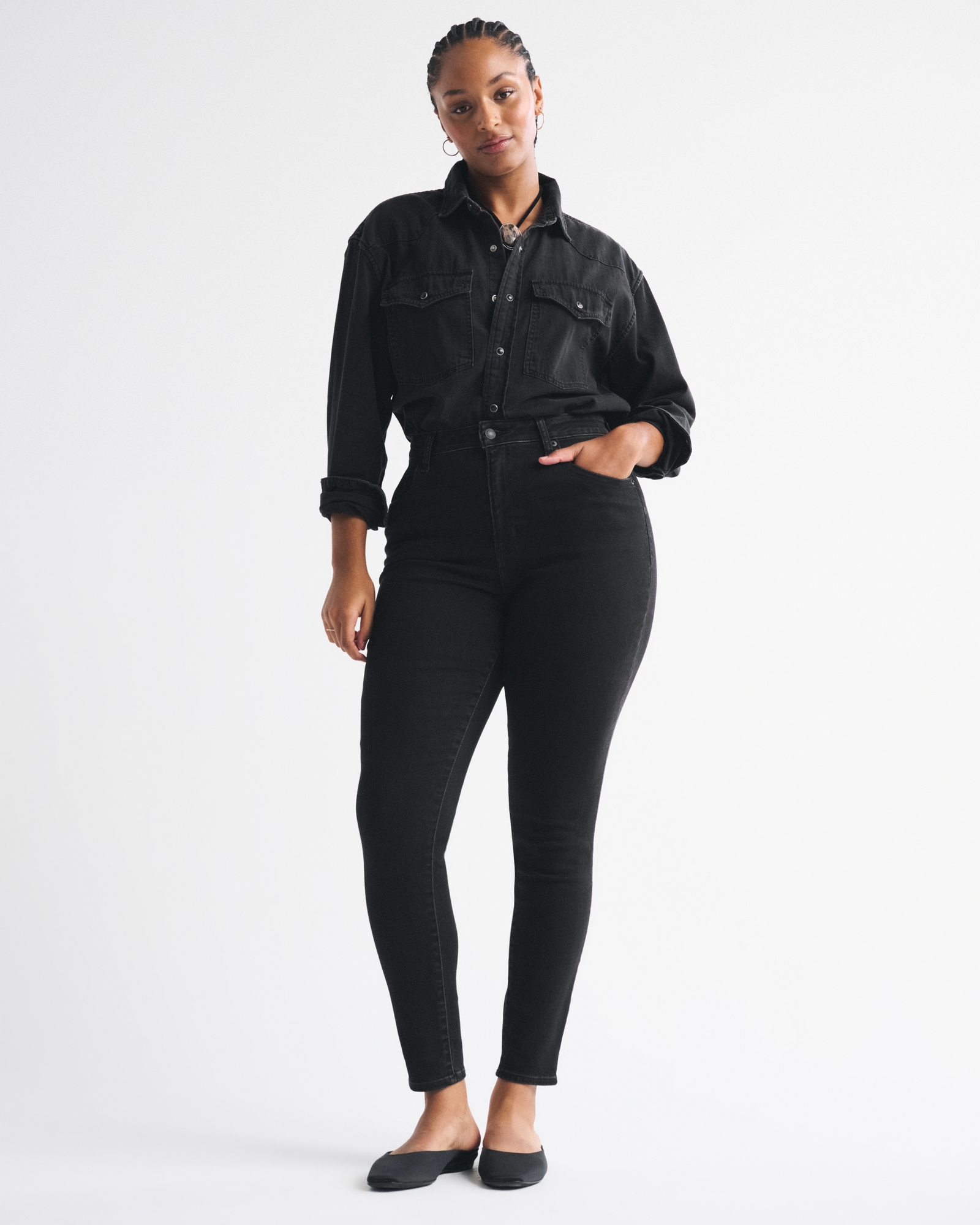 Curve Love High Rise Super Skinny Ankle Jean