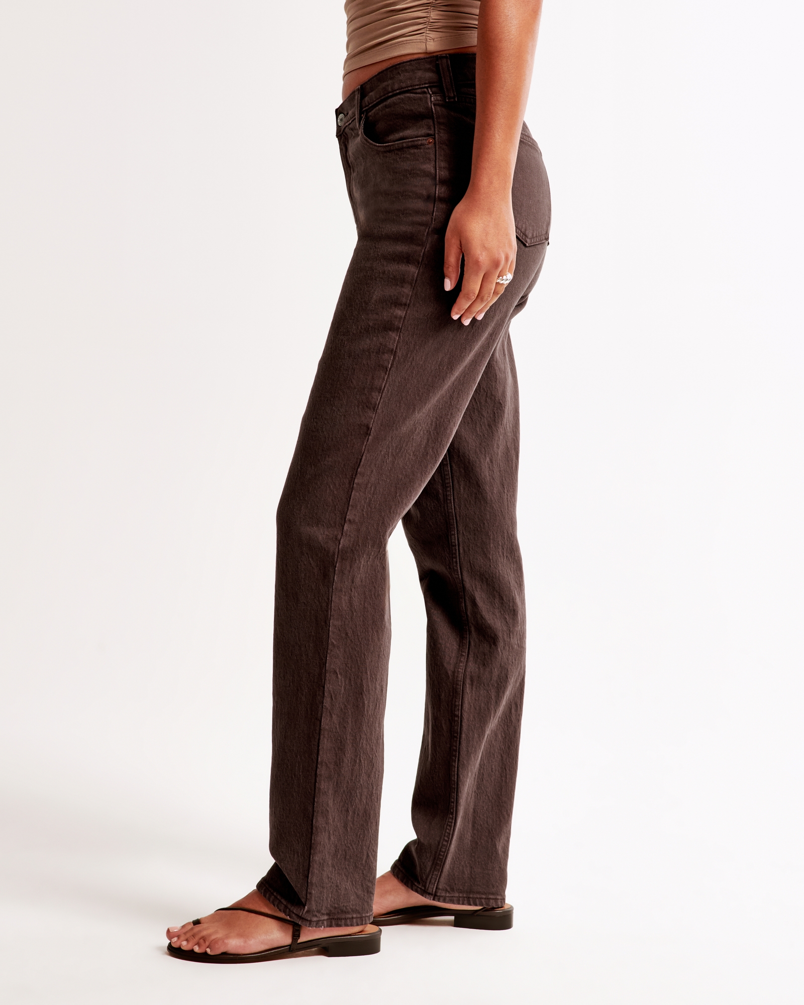 Curve Love Mid Rise 90s Straight Jean