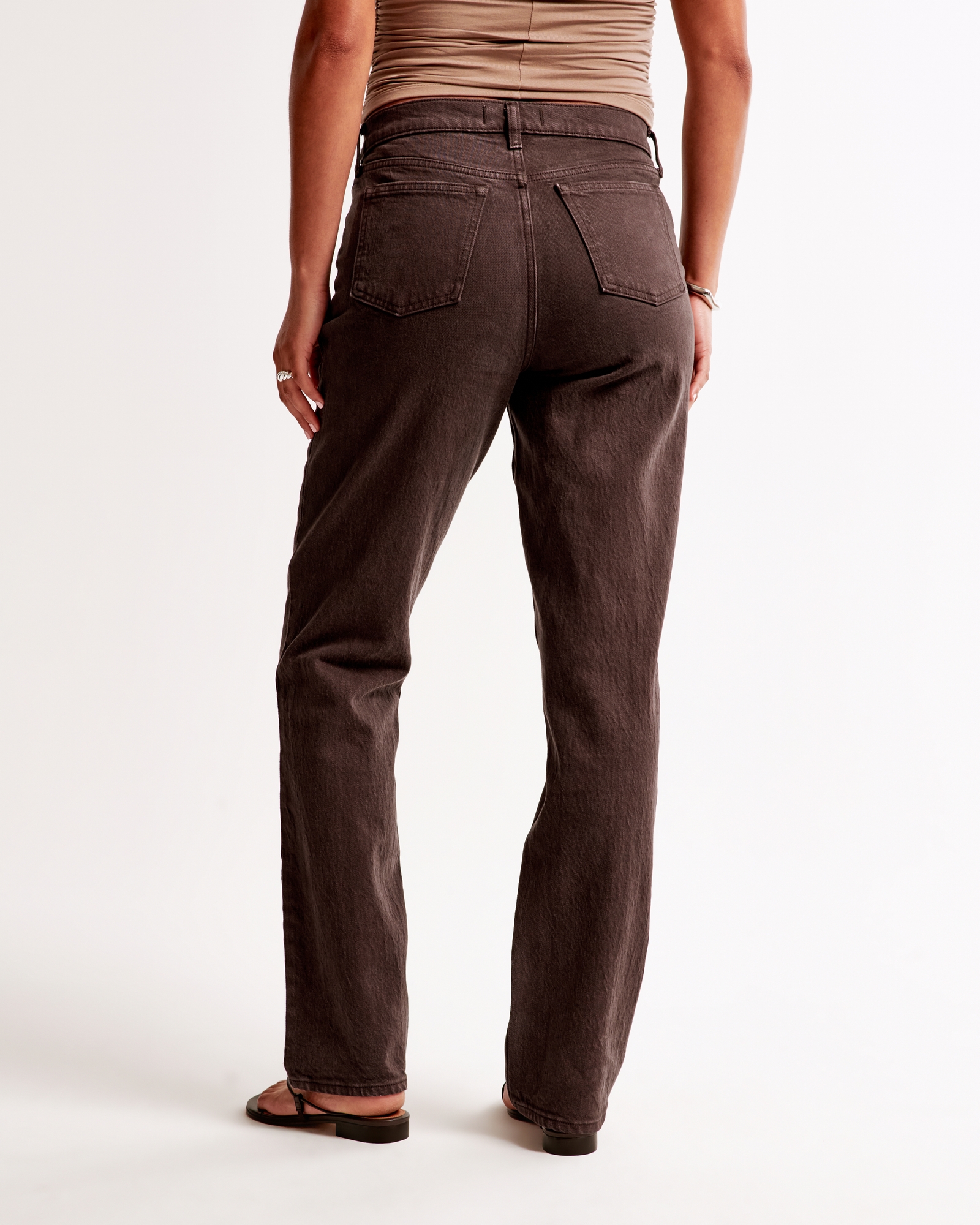 Curve Love Mid Rise 90s Straight Jean