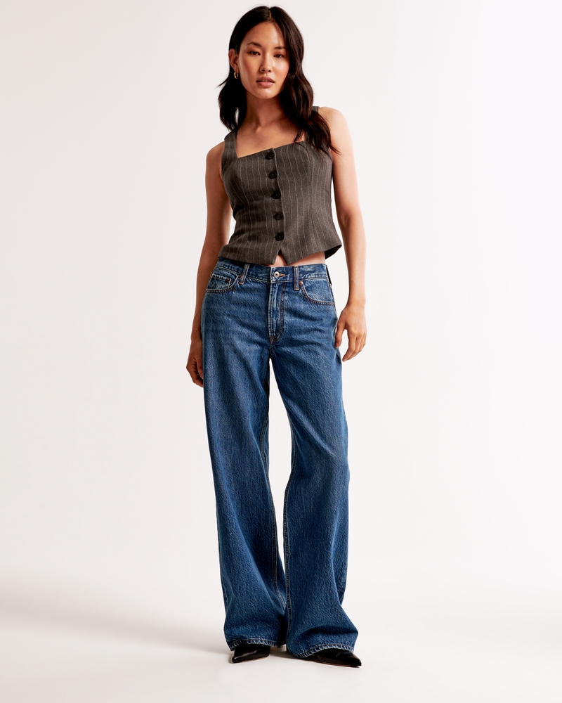 Women's Low Rise Ultra Loose Jean Women's Clearance