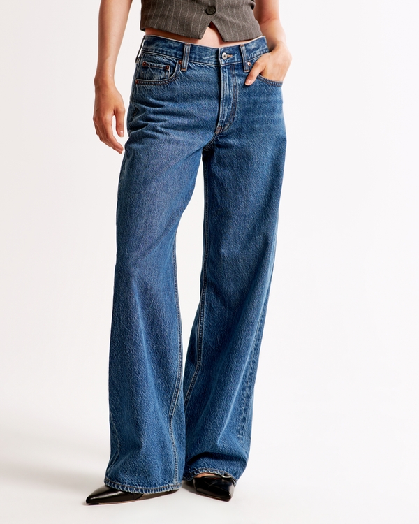 Low Rise Ultra Loose Jean, Dark view 2