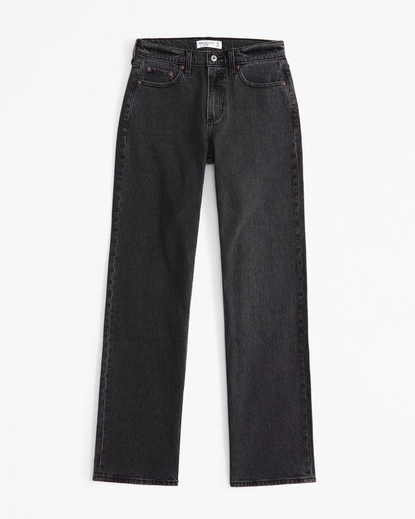 Low Rise Baggy Jean, Dark Gray view 1