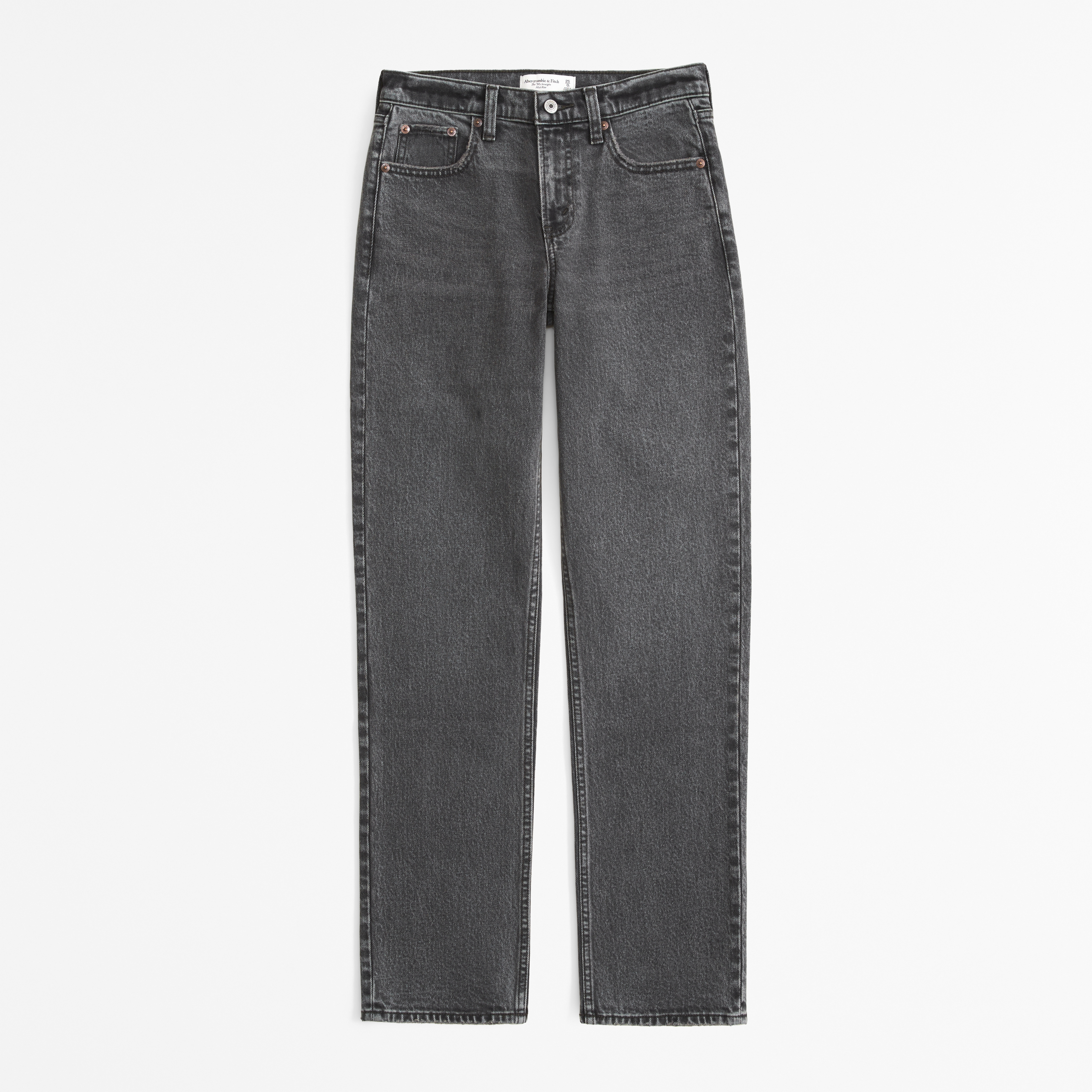 ★ ★ Here Gray 90s Straight Fit Gray Denim J2237 Women's Mid Rise 90s Straight Jean | Women's Clearance