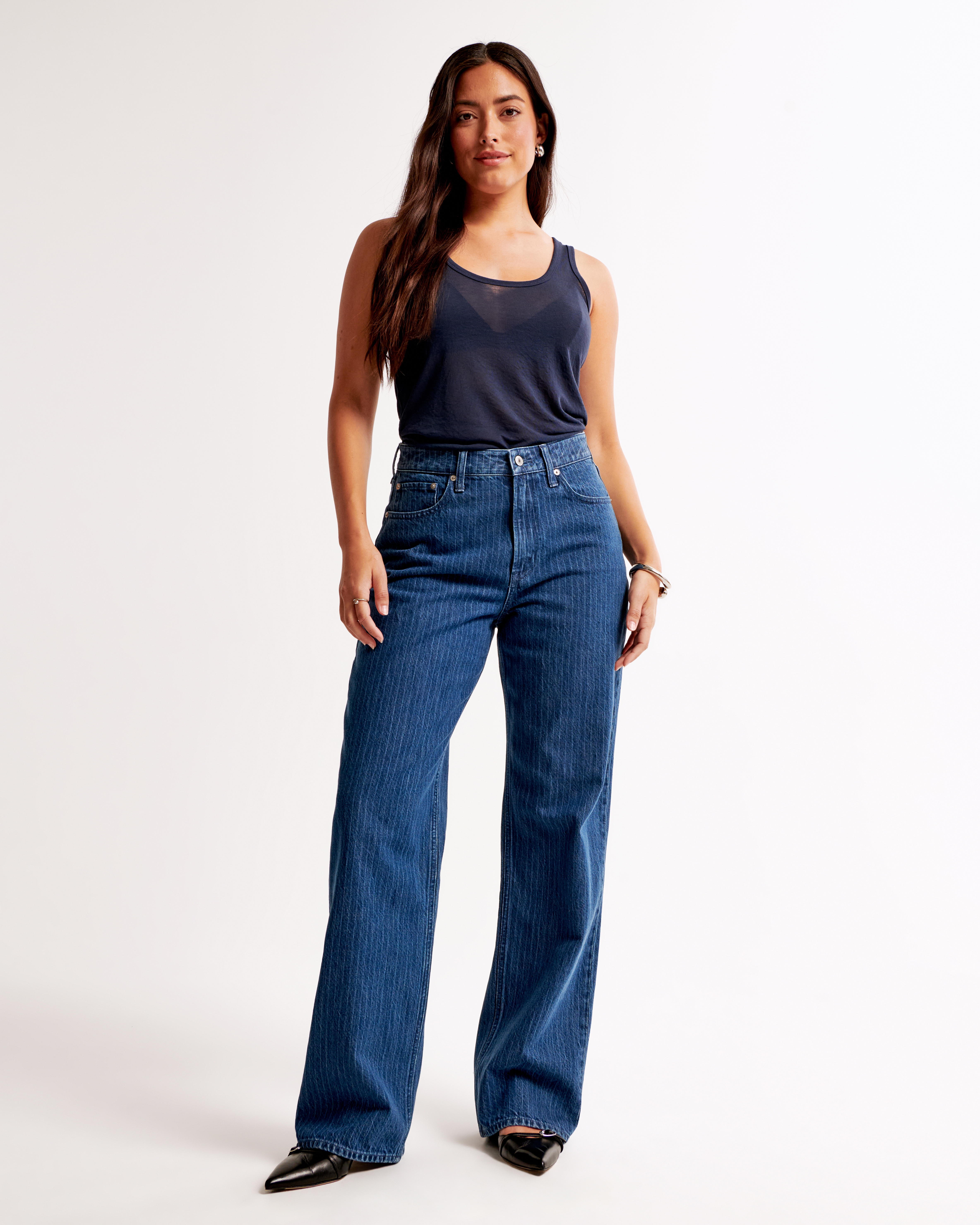 ABERCROMBIE CURVE LOVE hotsell HIGH RISE LOOSE JEAN