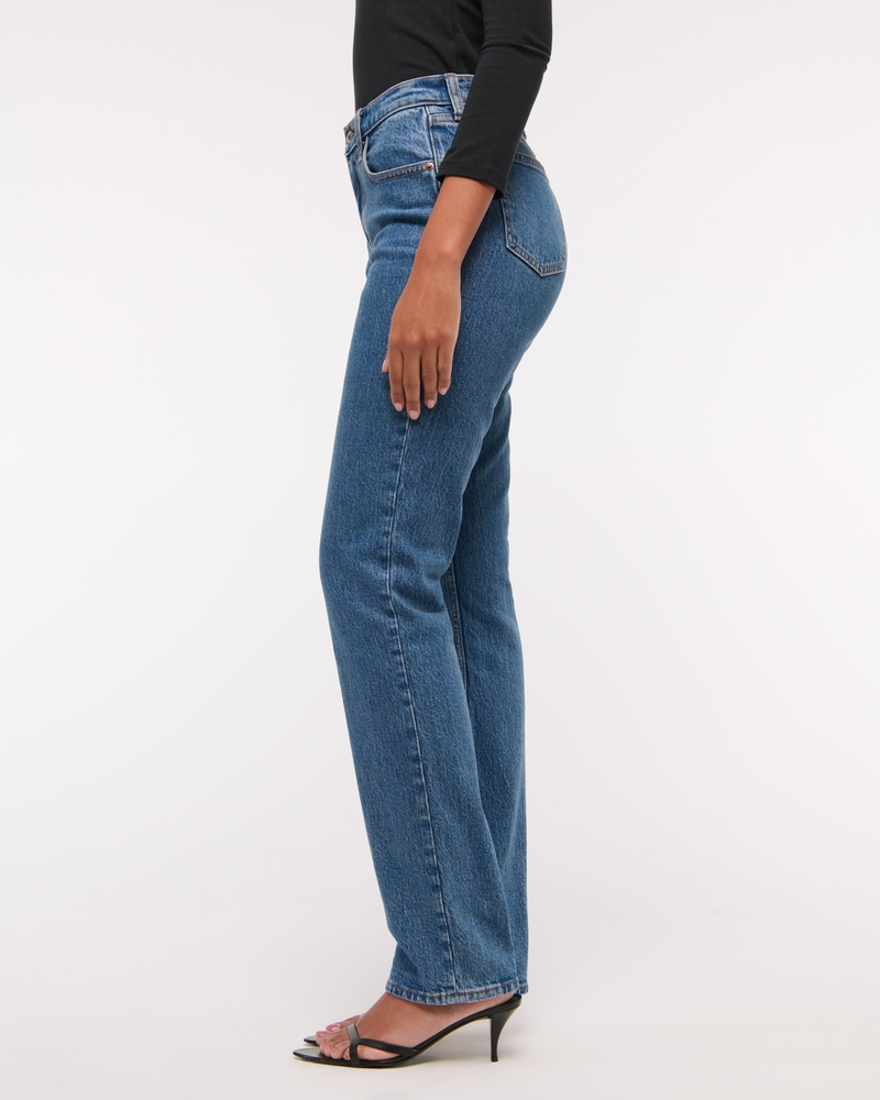 Curve Love Mid Rise 90s Straight Jean
