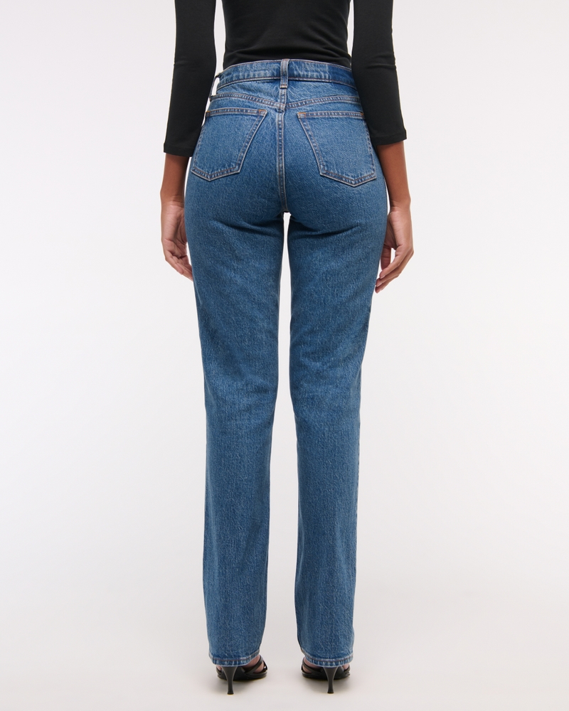 Curve Love Mid Rise 90s Straight Jean