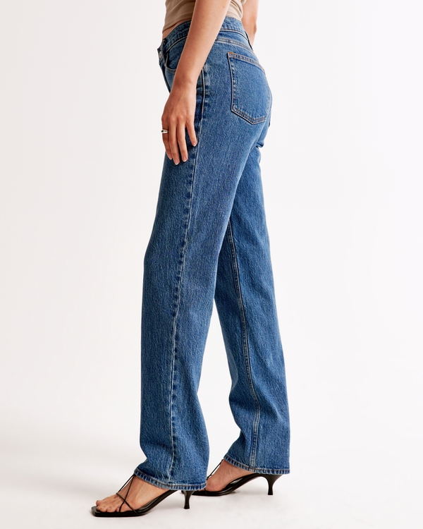 Mid Rise 90s Straight Jean