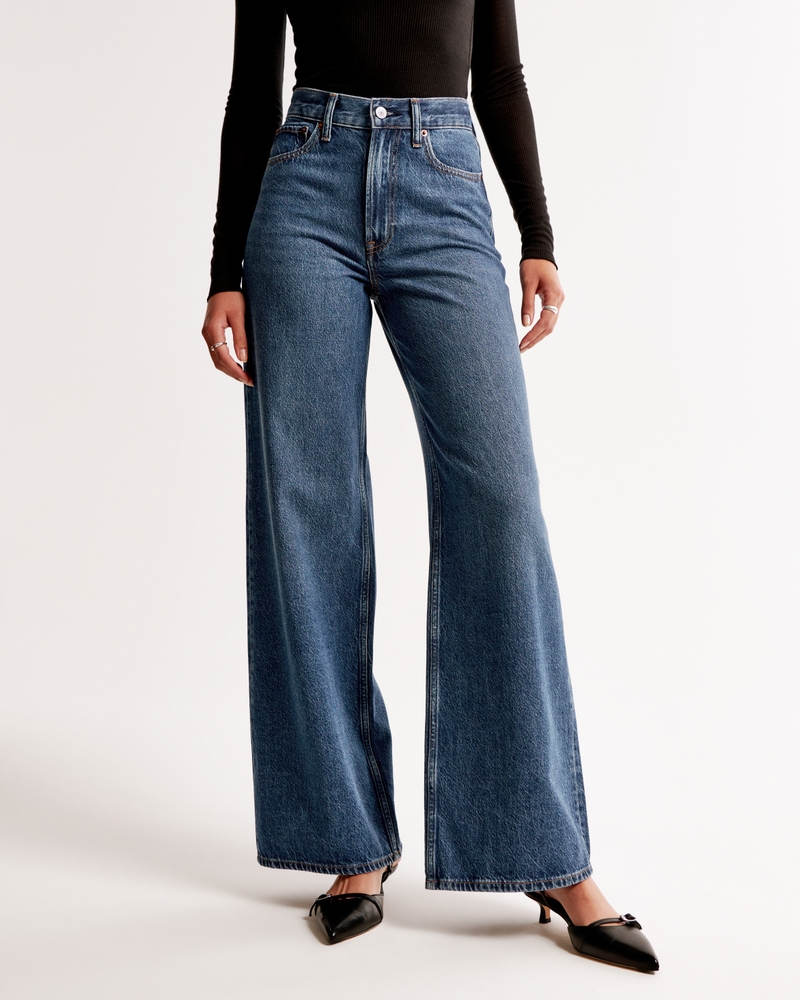 High Rise Wide Leg Jean