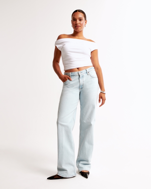 Low Rise Baggy Jean, Light