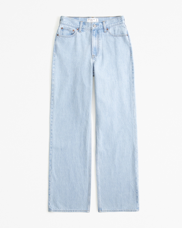 High Rise Loose Jean, Light Marble