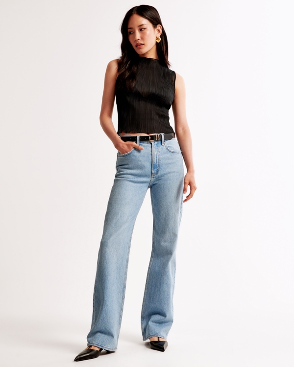 Abercrombie wide leg jeans best sale