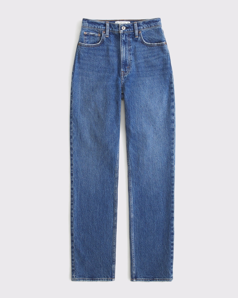 Abercrombie Ultra High Rise 90s online straight jean